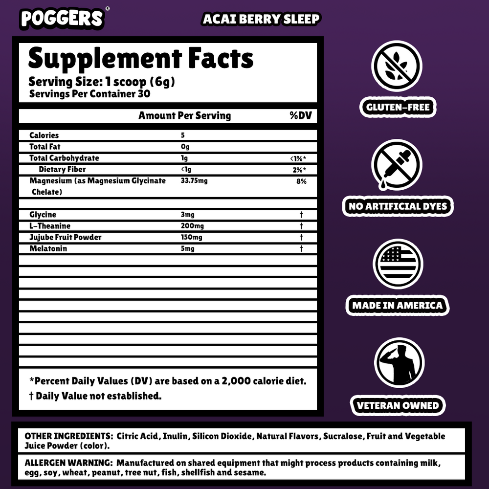ACAI BERRY SLEEP DRINK MIX