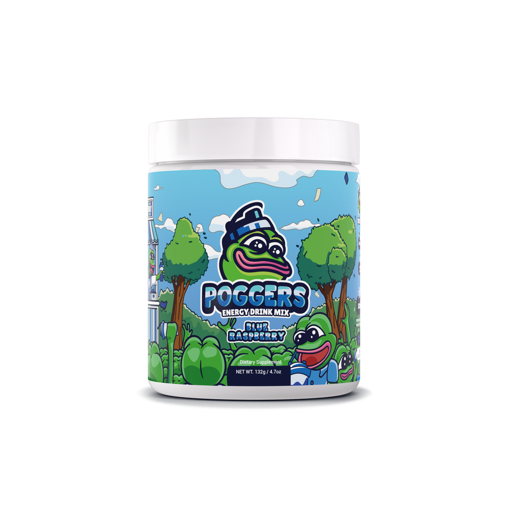 BLUE RASPBERRY ENERGY DRINK MIX – POGGERS