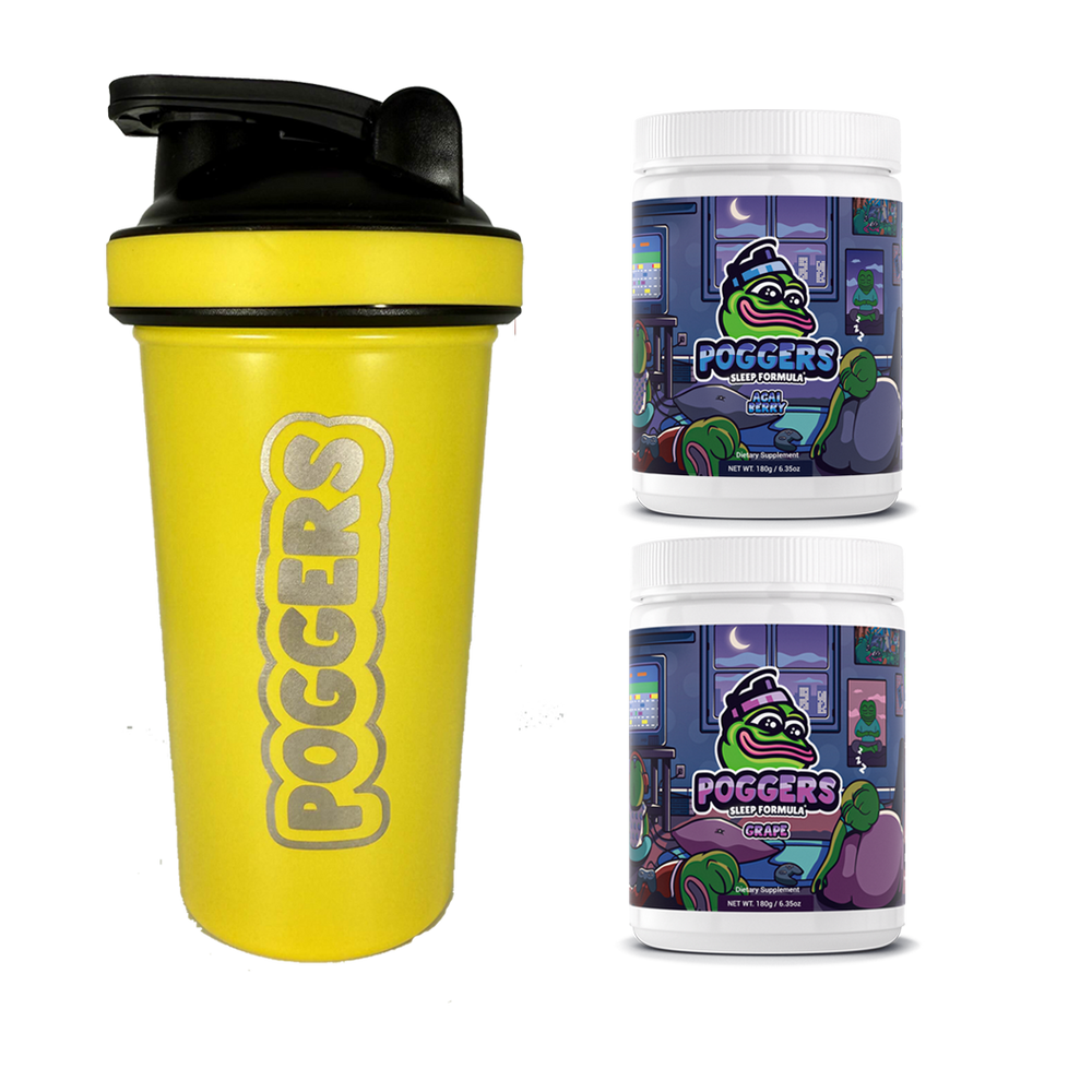 YELLOW STAINLESS STEEL SHAKER SLEEP BUNDLE